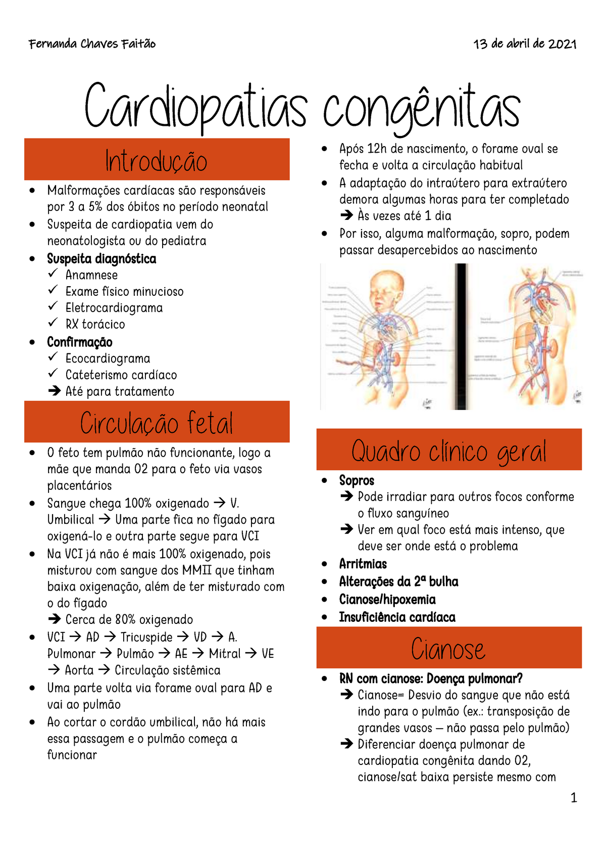 Cardiopatia Congênita na UTI